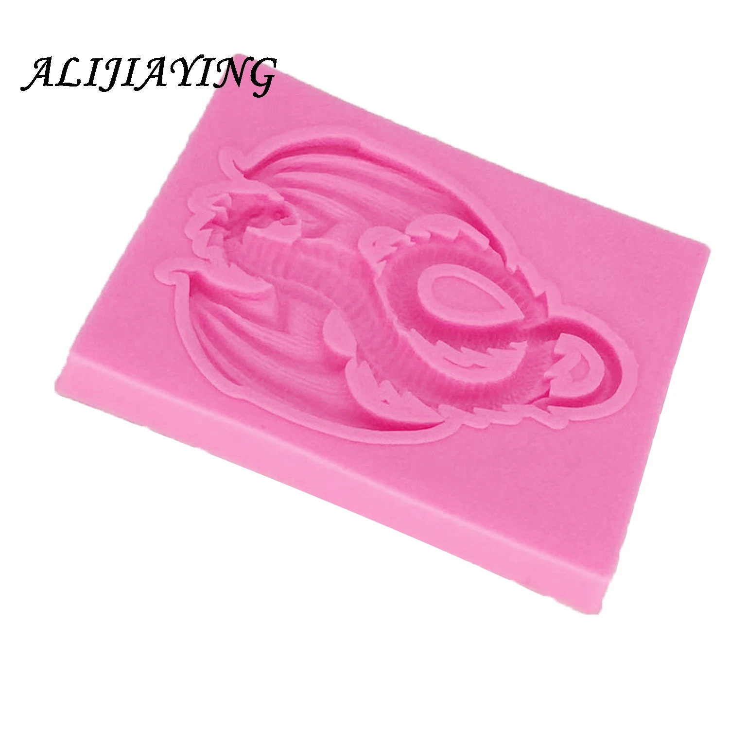 1Pcs Flying dragon shape Silicone Fondant Molds Wedding Cake Decorating Tools Candy Clay Gumpaste Chocolate Moulds D1012