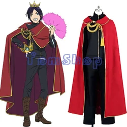 Anime Noragami Yato Cosplay Red Cape Cloak Halloween Fancy Party Costumes Custom-made Any Sizes