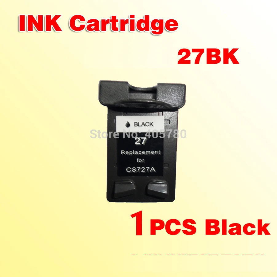 1black ink cartridge compatible for27 for 27 Deskjet 3320 3325 3420 3535 3550 3650 3744 printer