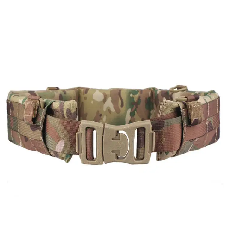 Camouflage Belt Tactical Military Equipment Rappelling Waistband  Patrol Men Army CP Outdoor Green