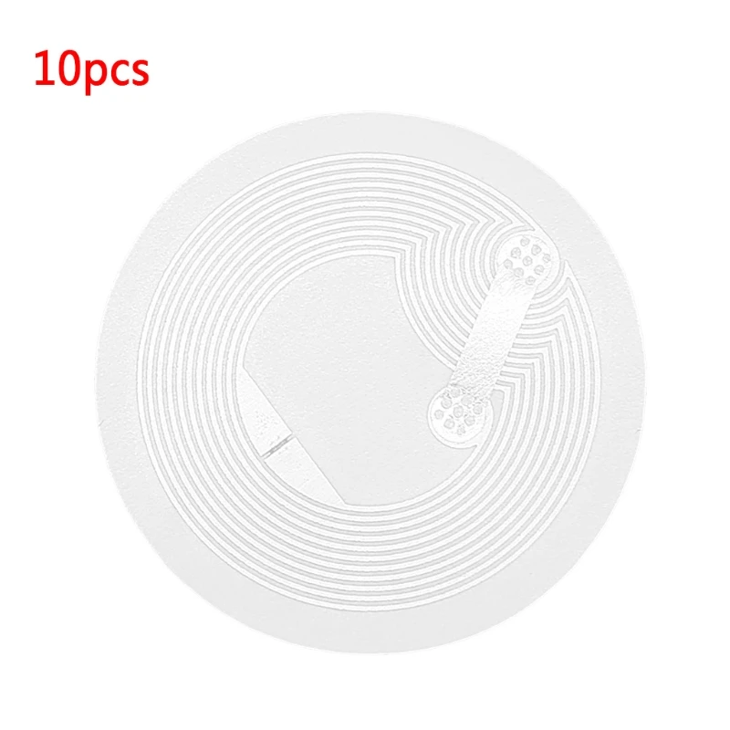 10 Pcs NTAG215 NFC TAG Sticker Key Patrol Label RFID Tag For Access Control Card