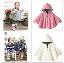 Baby Coats Girl's Smocks Outerwear Fleece cloak Jumpers mantle Children's Poncho 1pcs/lot Cape