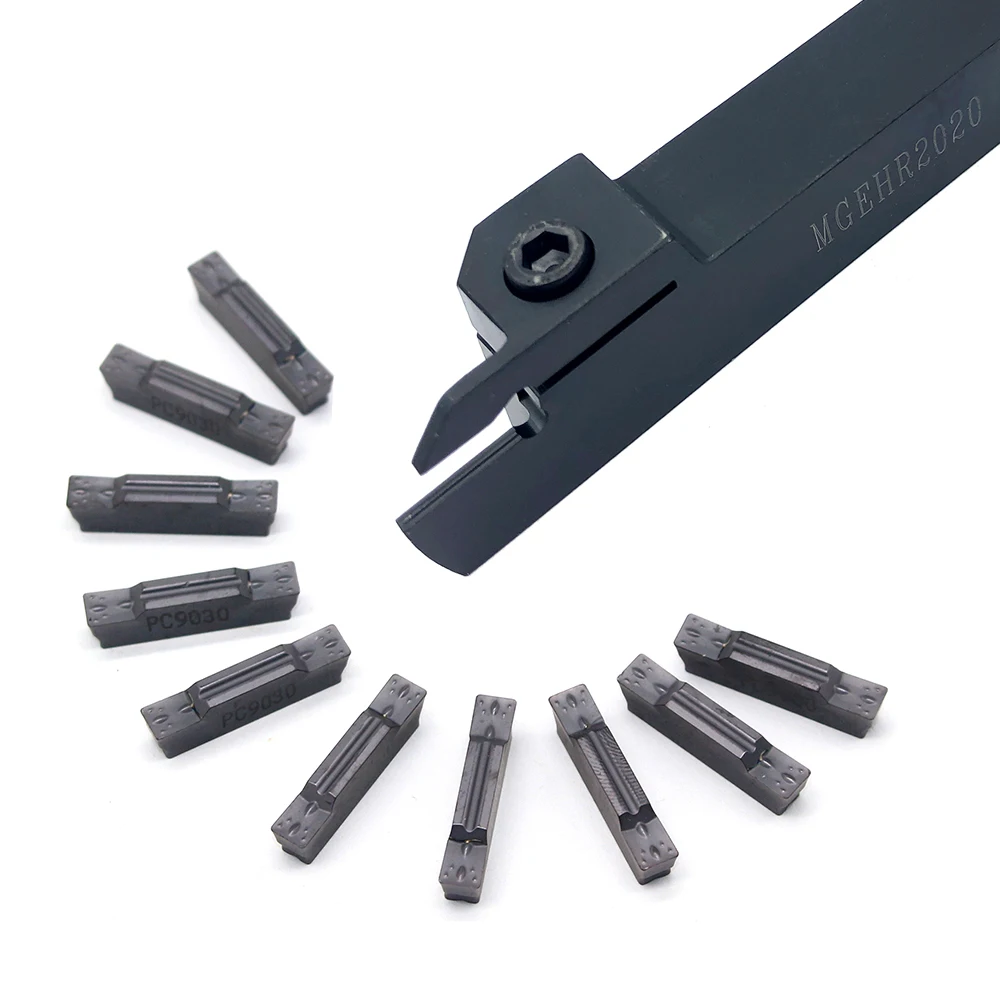 10 قطعة MGMN400 M NC3020 PC9030 كربيد إدراج الحز تحول أداة مع 1 قطعة MGEHR1616 2020 2525 -4 الأخدود CNC أداة حامل مجموعة