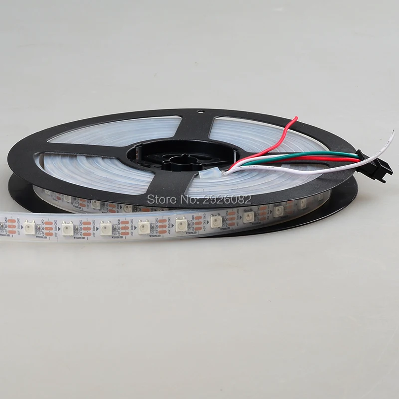 5V 96LEDs/M SK6812 Flexible Neon LED Strip Light Lighting WS2812B Outdoor Decoration 5050 SMD RGB Digital WS2811 IP67 White PCB