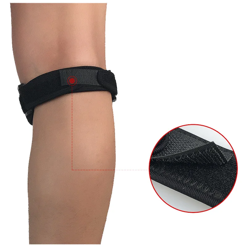 Adjustable Patella Support Belt Tendon Strap Band Outdoor Sports Knee Protector Guard Hiking Running Climbing KneePad Support