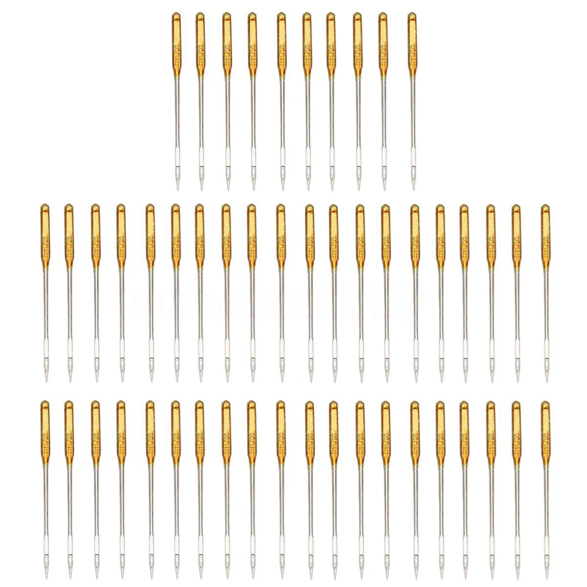 JX-LCLYL 50pcs New Sewing Machine Needle Regular Ball Point Size 90/14 No.14 For Singer