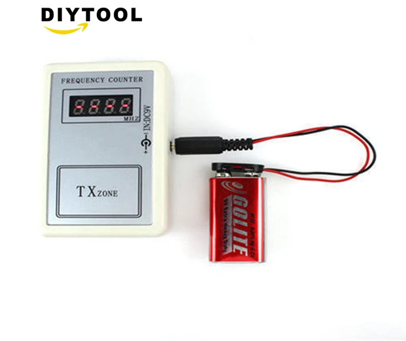 Remote Control Wireless Frequency Meter Counter for Car Auto Key Remote Control Detector Cymometer Power Supply Cable