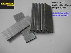 40mm staples crwon nails for NS9040, F5040 air stapler pneumatic nailer stapler,crown nail,  U nails   1000pcs/lot