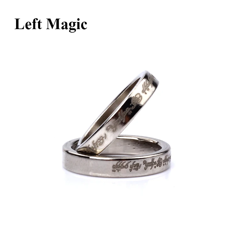 1 Pcs 2018 Mini Silver Strong Magnetic Magic Ring Magnet Coin Magic Tricks Finger Decoration Magician Ring 18/19/20/21MM Size