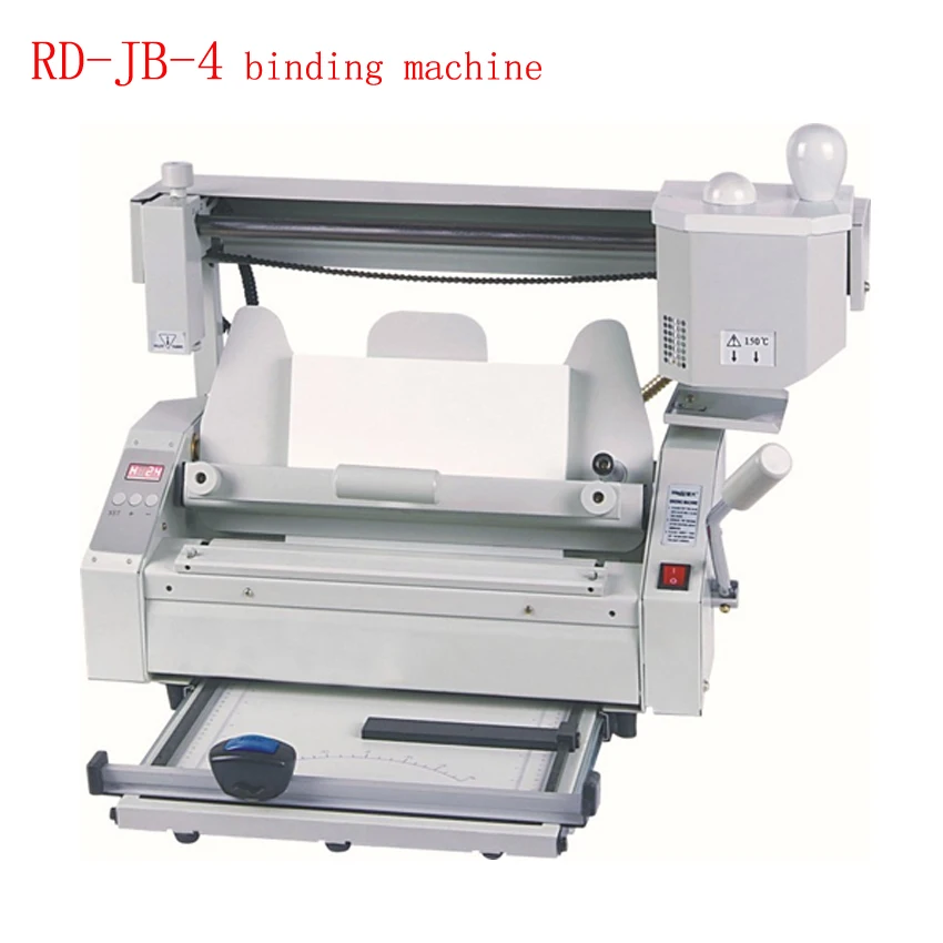 

Hot melt glue binding machine Desktop glue books binding machine glue book binder machine 110V/220V RD-JB-4