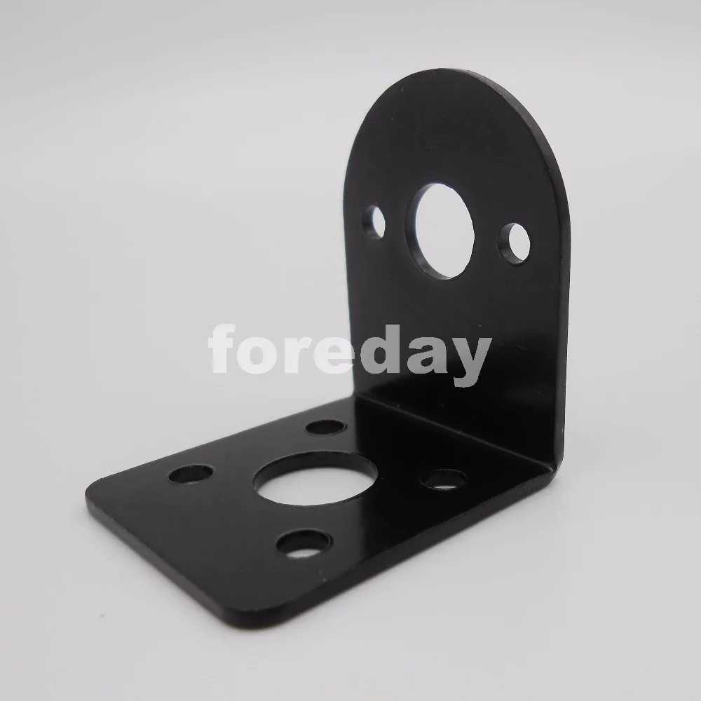 100PCS X NEW Steel 25mm gear Motor Fixed Retention Mounting Bracket Black permanent seat 100PCS/LOT *FD285X100