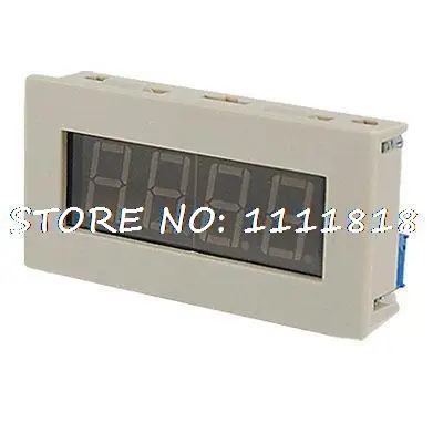 

LCD Digital 3 1/2 4 Red LED DC 0.2A Ampere Meter Panel