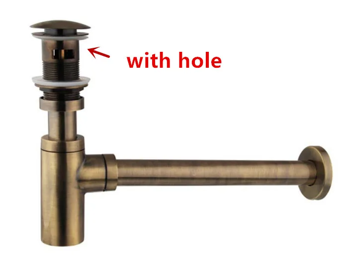 Imagem -03 - Latão Pia do Banheiro Bacia Tap Kit Dreno Resíduos Armadilha do Frasco Armadilha Desodorização Dreno Pop Ouro Preto Bronze Dr444