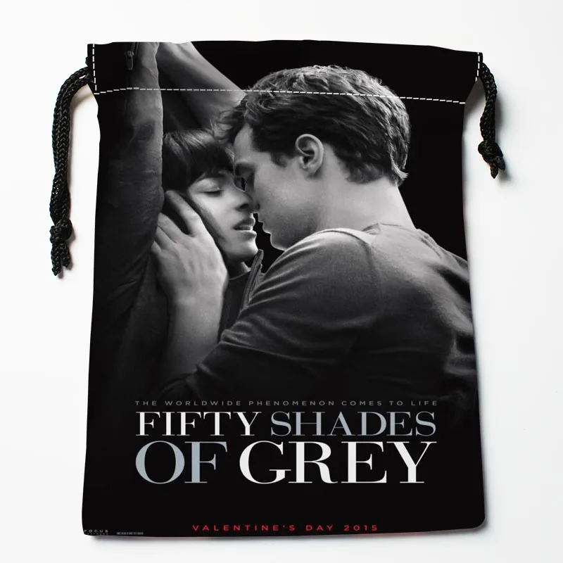 New Arrival Fifty Shades Of Grey Drawstring Bags Custom Storage Printed Receive Bag Type Bags Storage Bags Size 18X22cm