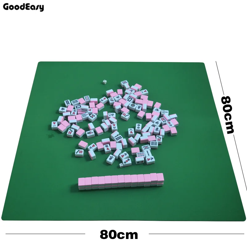 Mahjong Rubber Table Cloth Family Party Game Mini Mahjong Table Mat Rub Mute Household Anti-skid Poker Mahjong Carpet