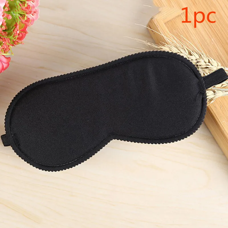 Hot Soft Portable Eye Mask Black Fast Sleeping Eyeshade Cover Eye Masks Shade Patch Women Men Blindfold Travel Sleepmasker