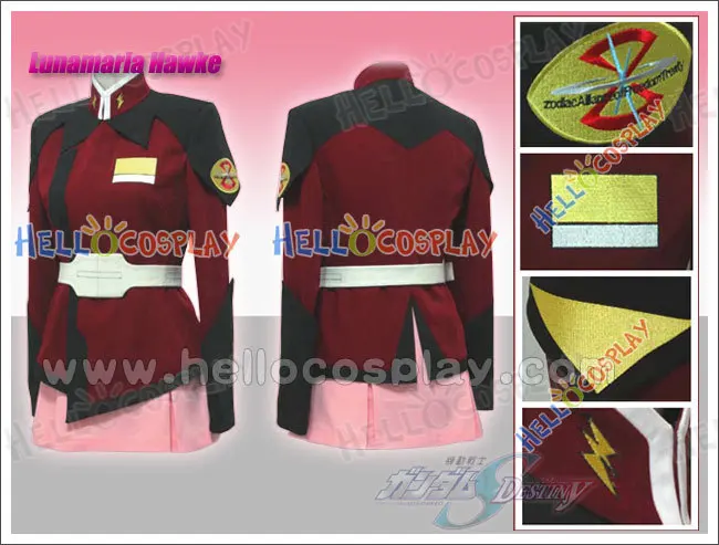 

Lunamaria Hawke Military Uniform From Gundam Seed Destiny H008