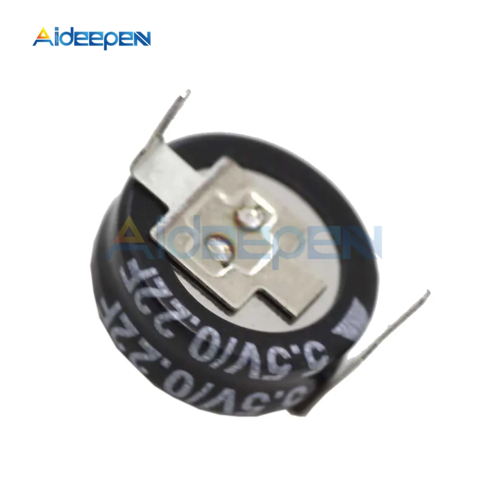 5Pcs Super Capacitor 5.5V 0.22F 0.33F 0.47F 0.68F 1F 1.5F 4F H Style Ultra Capacitor 5.5V Series Farad Capacitor