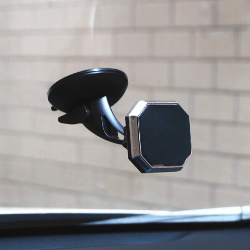 Universal Magnetic Car Phone Holder Windshield Mount Mobile Phone Holder Support GPS Display Bracket 360 Rotatable Holder