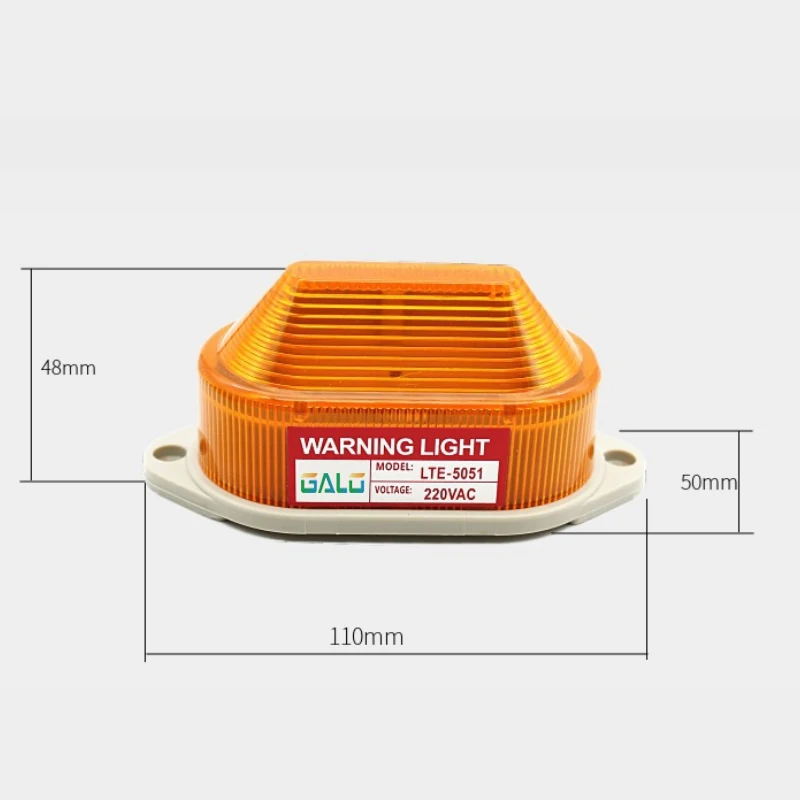 Indicator Iight Strobe Signaal Waarschuwingslampje Klein Knipperlicht Beveiligingsalarm 12V 24V 220V Led Muur Langs De Weg Beschikbaar