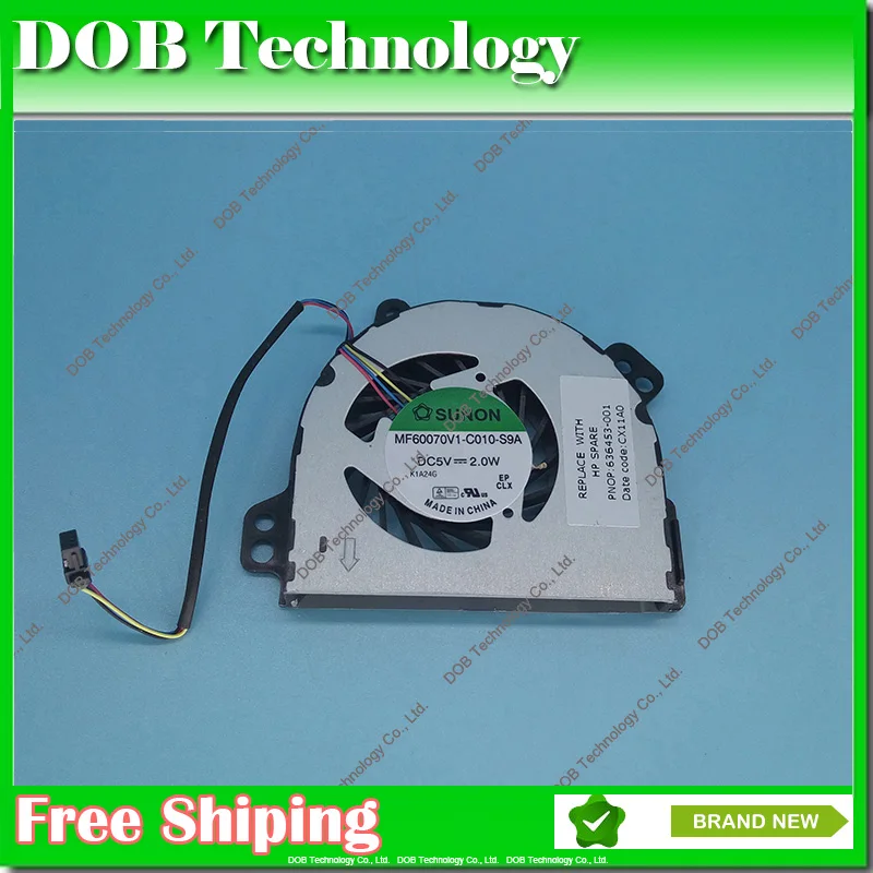 

CPU COOLING FAN FOR HP pavilion DM1 DM1-3000 DM1T-3000 dm1-3000-3025dx For 636453-001 HPMH-B2985020G00003 Laotop Fan