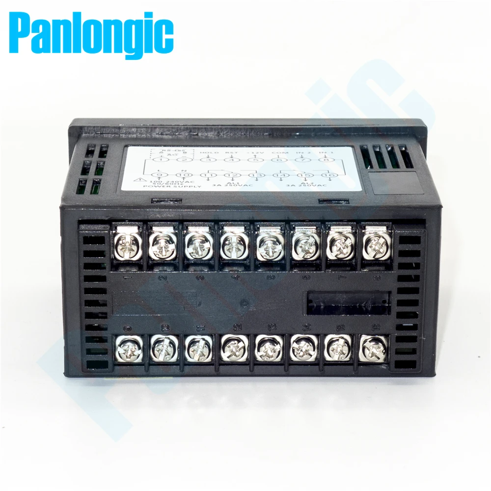 Panlongic Multi-function Pulse Meter 6-digit Counter Rotation Speed Meter Cycle 110-240V AC