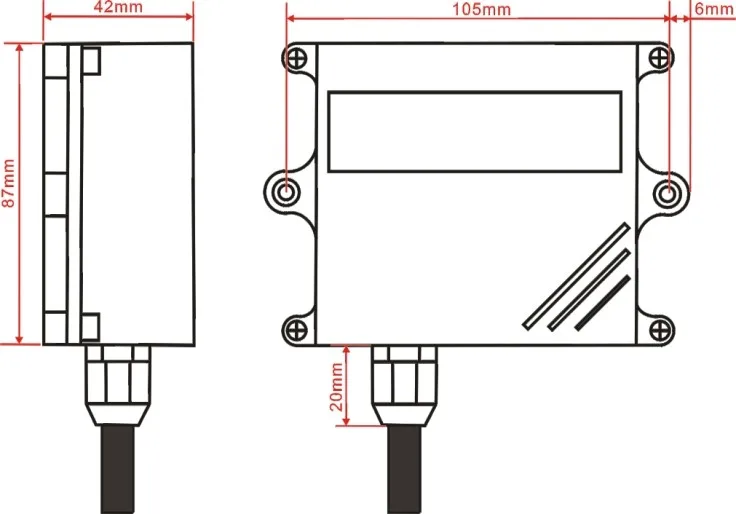 Sensor Konsentrasi Gas Hidrogen Transmiter Sensor Gas H2 Tes Online 485 232 0-5V Nilai Pengalihan 4-20MA Plc Model 0-1000ppm