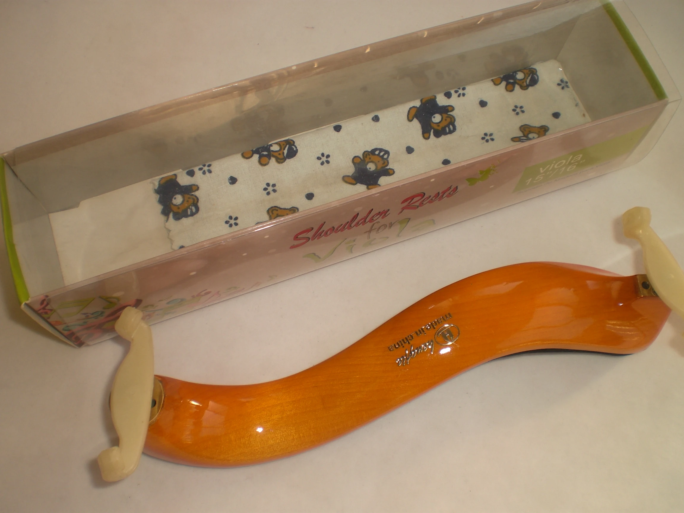 1 PC Maple VIOLA shoulder rest viola parts of soft pad for 15\