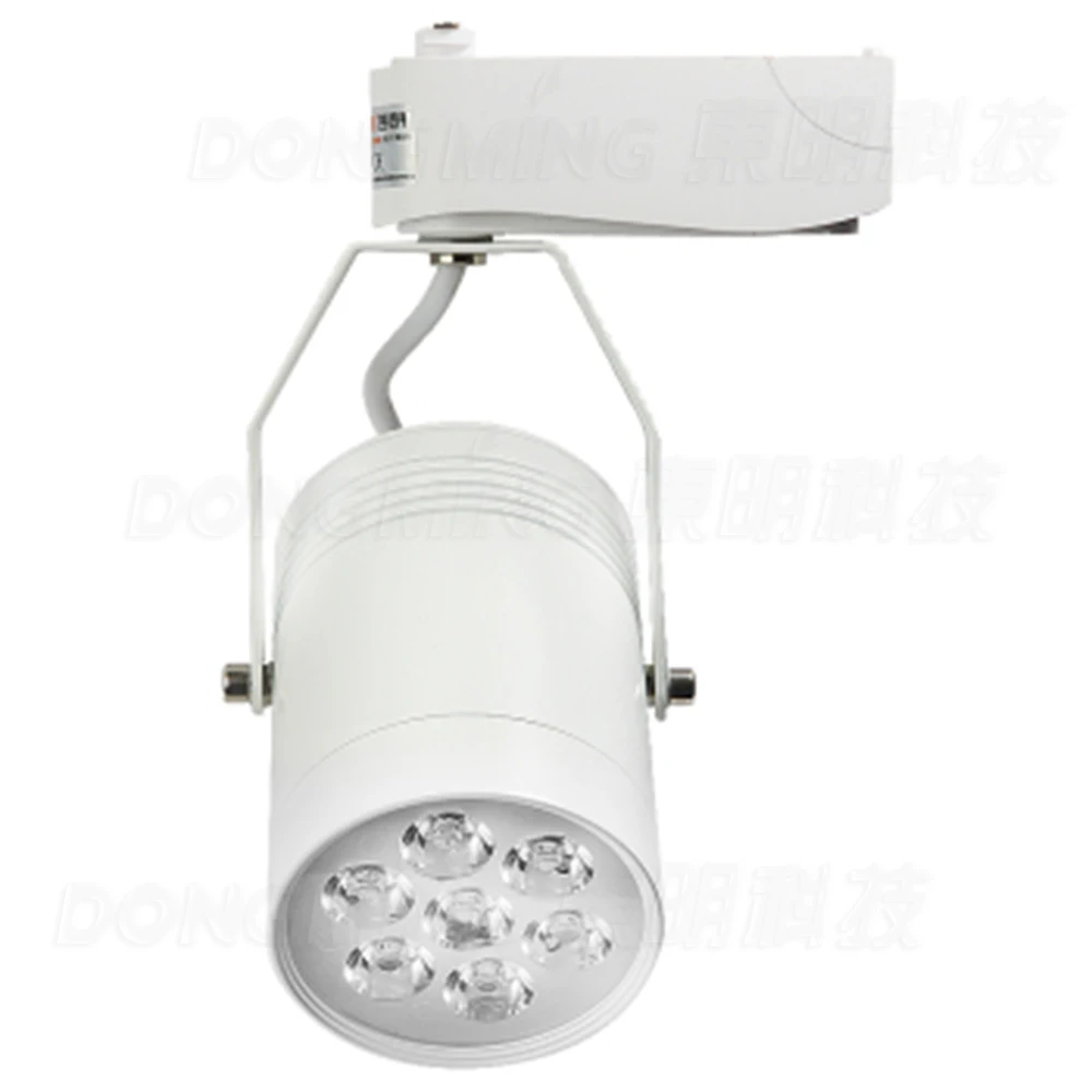 Wholesale 100pcs 7w LED track light for store/shopping mall lighting lamp Color optional White/black Spot light