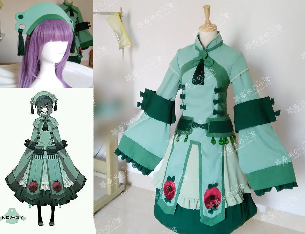 

Dotankun Bronzong Cosplay costume with hat Anime custom any size 11