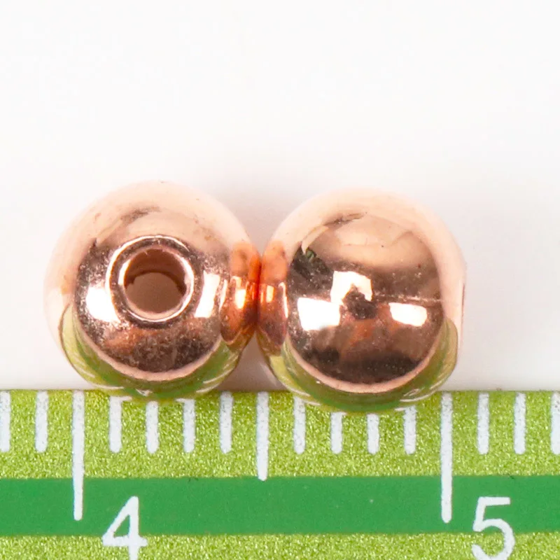 4mm 6mm 8mm 10mm 12mm 14mm 16mm Copper CCB Round Seed Spacer Loose Beads For Jewelry making DIY KL171