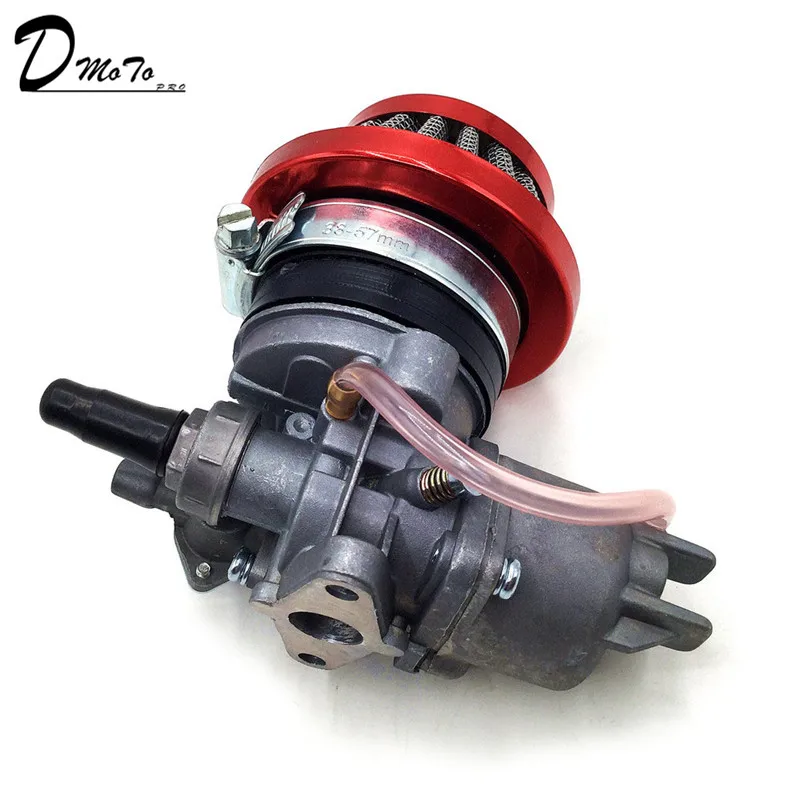 Pocket Bike 47cc 49cc engine carb carburetor with Pod Air Filter 2 stroke for Mini Quad ATV Dirt Bike MiniMoto Go Kart Buggy