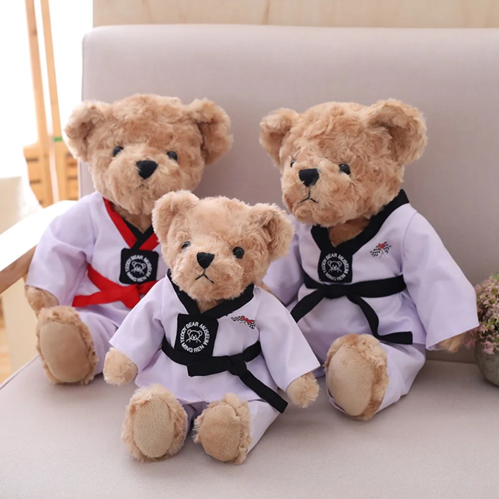 

Taekwondo Bear Kid Children Plush Stuffed Toy For Christmas Birthday Gift