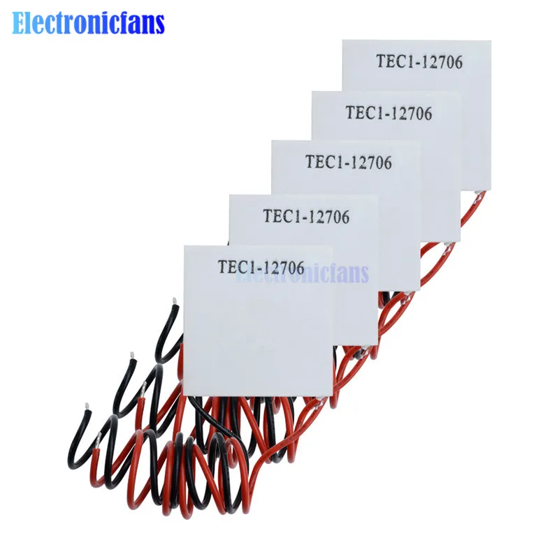 10 Stück TEC1-12706 12V 60W Thermoelektrisches Kühlmodul mit Isolierungsbaumwollunterlage Peltier-Platte zur Kühlung – Detail 4
