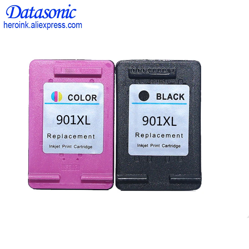 

2PK 901 Cartridge Replacement for HP 901 XL Ink Cartridges for Officejet 4500 J4500 J4540 J4550 J4580 J4640 J4680c printers