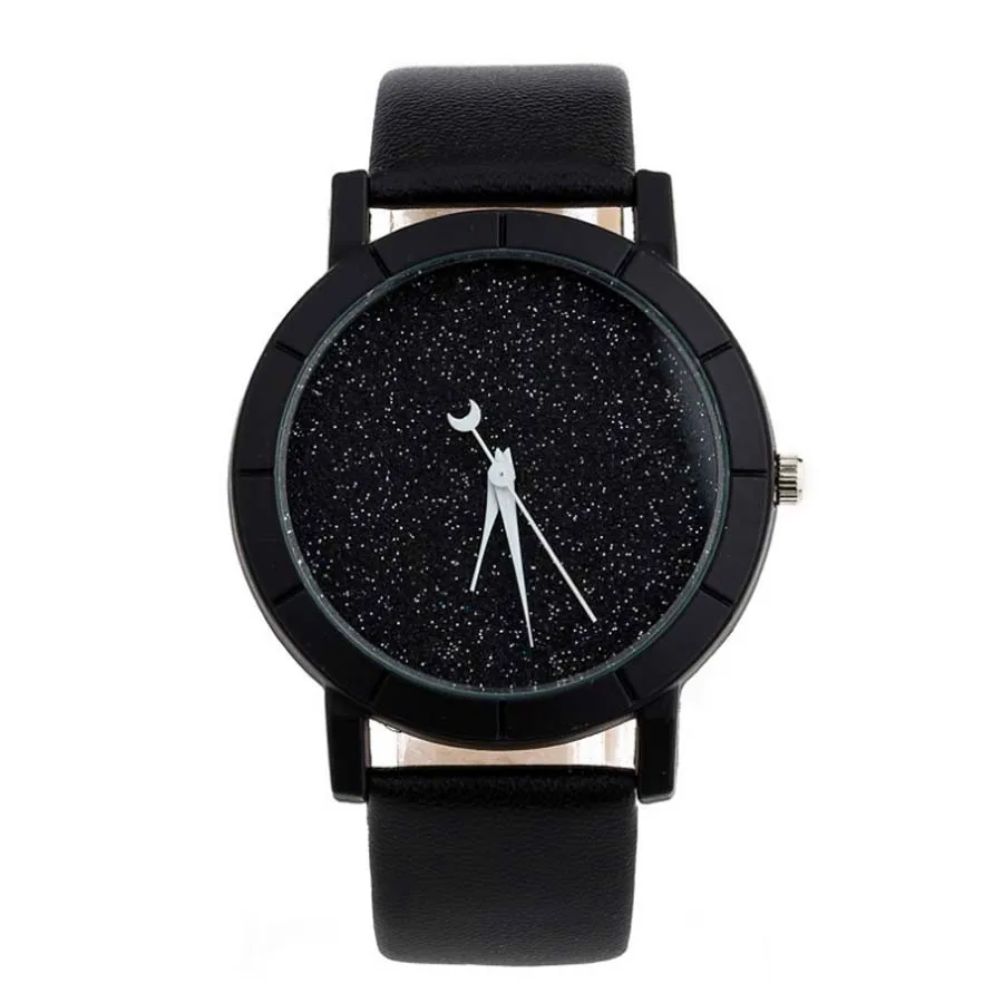 Shsby-reloj con correa de cuero babysbreath para mujer, cronógrafo informal de cuarzo con diamantes de imitación, relojes de vestir coloridos para