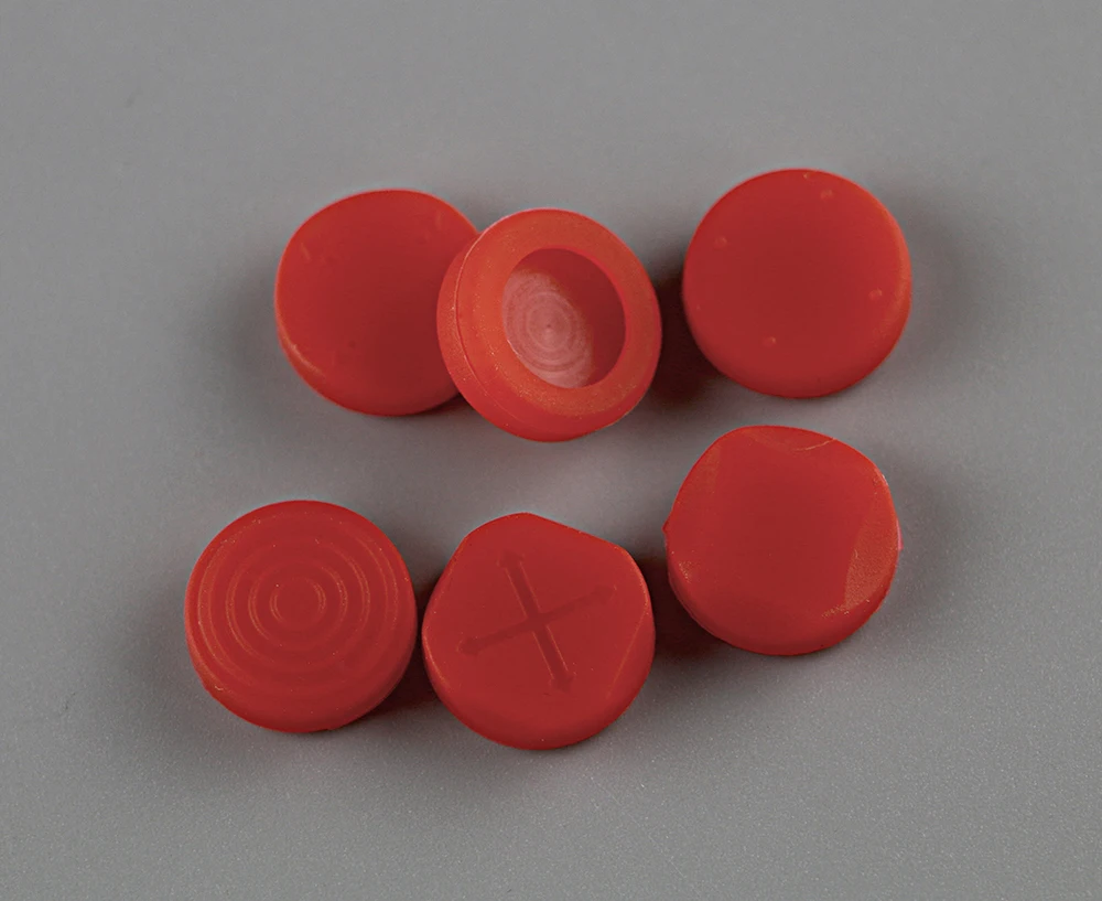 18 قطعة/3 مجموعات 6 في 1 مقبض من السيليكون غطاء عصا التحكم التناظرية زر عدة غطاء علبة ل PS Vita PSV 1000/2000