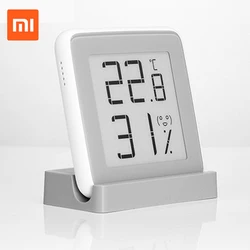 Xiaomi-Humidimètre numérique, écran LCD, capteur de température et d'humidité, Therye.com, haute précision, E-Link, encre