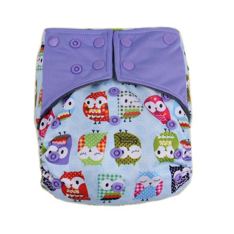 Baby Nappies Cloth Diaper Cover Reusable Waterproof Diapers Baby Diapers Newborn Night  Absorbent Nappy Bamboo Charcoal Inserts