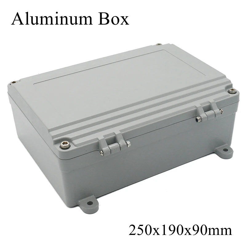 FA15-4 250x190x90mm Waterproof Aluminum Junction Box Electronic Terminal Sealed Diecast Metal Enclosure Case Connector Outdoor