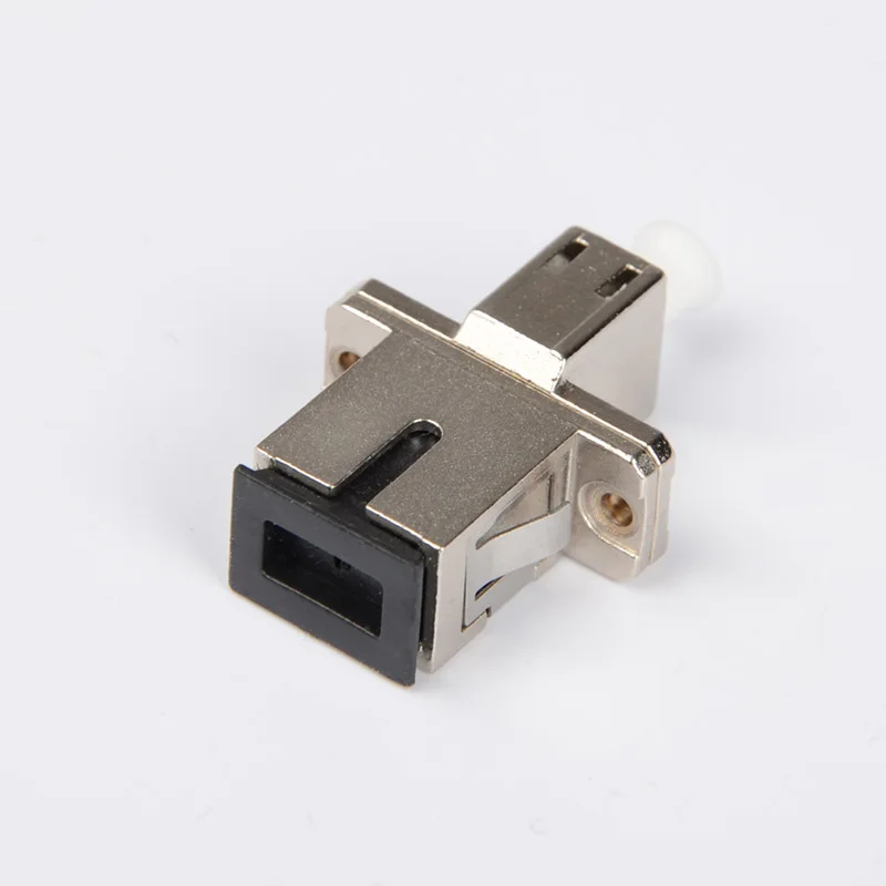 10PCS/bag SC to LC adapter Simplex mode Fiber optic Adapter SC Optical fiber coupler SC-LC Fiber flange LC connector factory