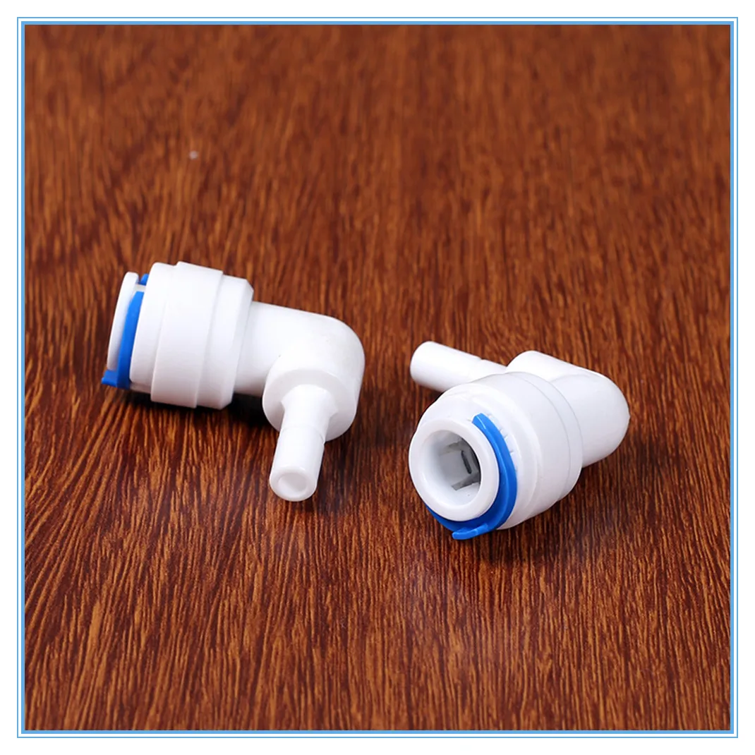 5pc RO Water Plastic Pipe Fitting Elbow 3/8