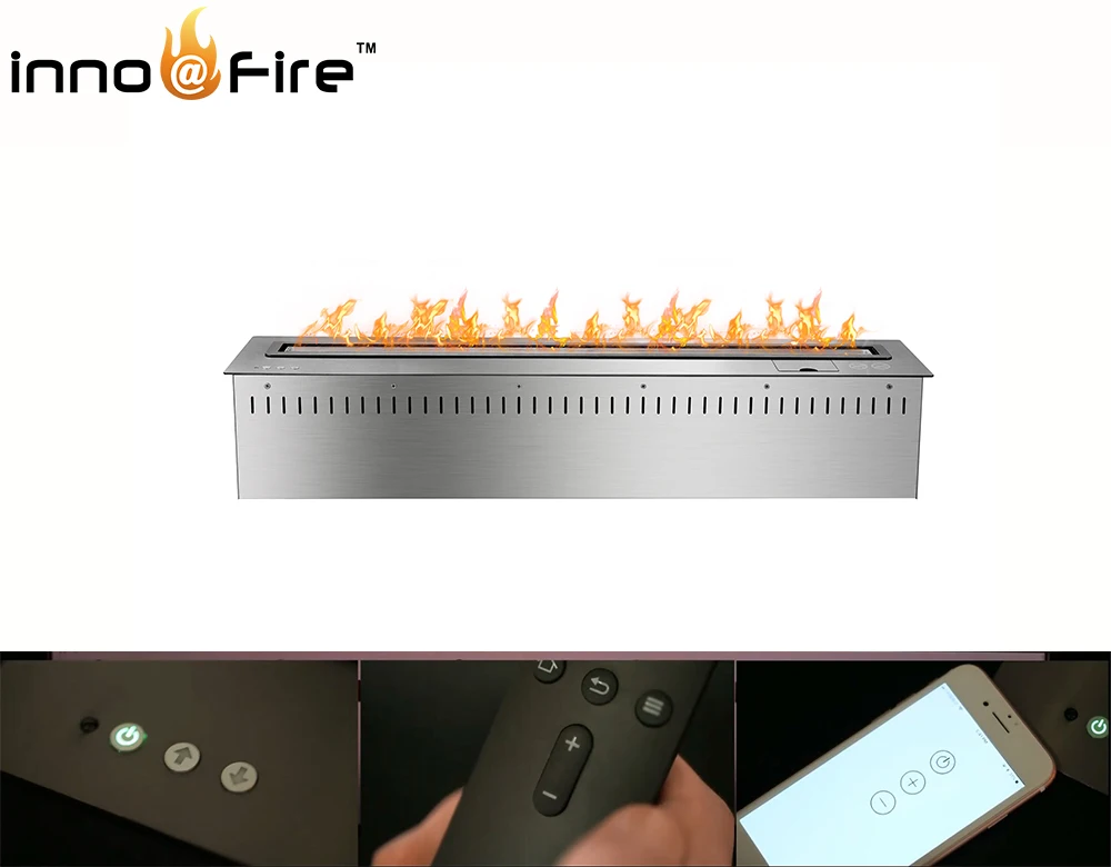 

on sale 30 inch Smart Remote control intelligent bioethanol burner