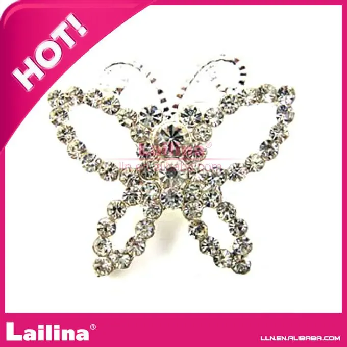 

Fashion Design Butterfly Crystal Brooch,Costume Buckle