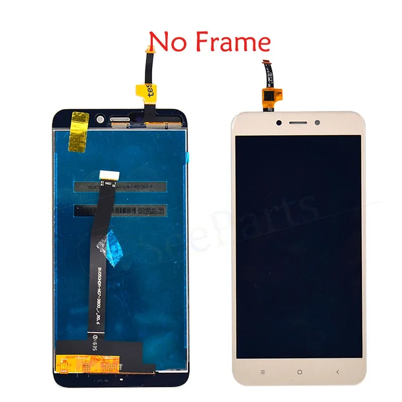 For Xiaomi Redmi 4X LCD Display Touch Screen Digitizer Assembly With Frame Replacement Parts For 5.0\