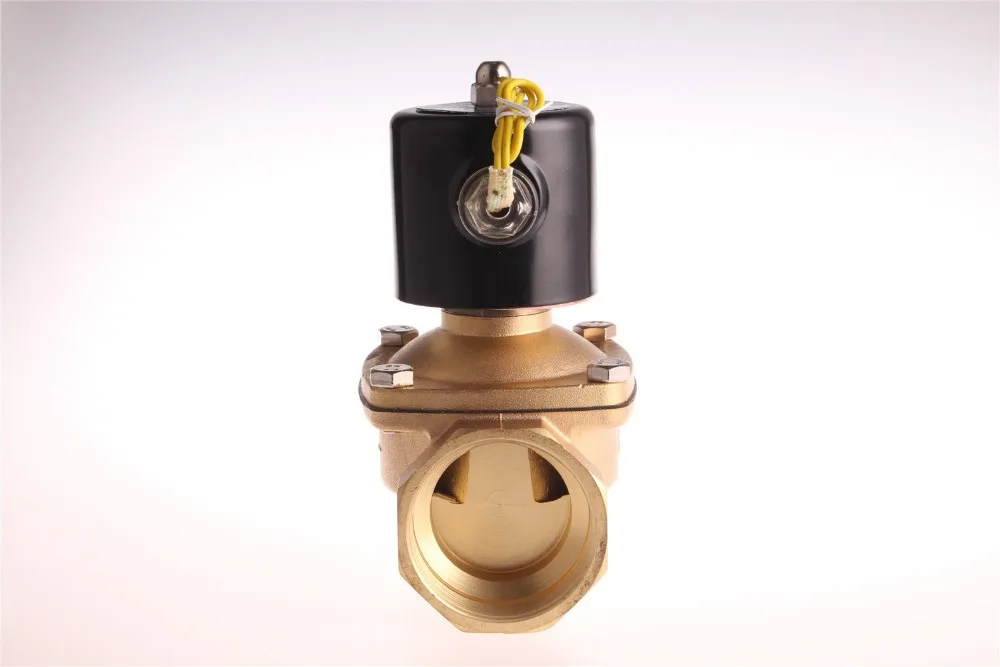 Two Way NC Interruttore 1.5 "Pneumatica Elettrovalvola 2W400-Valvola Acqua 12 V 24 V 110 V 220 V
