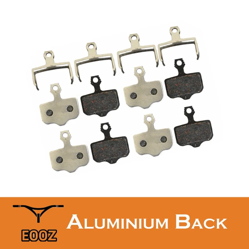 EOOZ 4 Pairs Lightweight Bicycle Aluminum Alloy Back Disc Brake Pads For Avid Elixir R/CR/CR-MAG/E1/3/5/7/9 Sram X0 XX