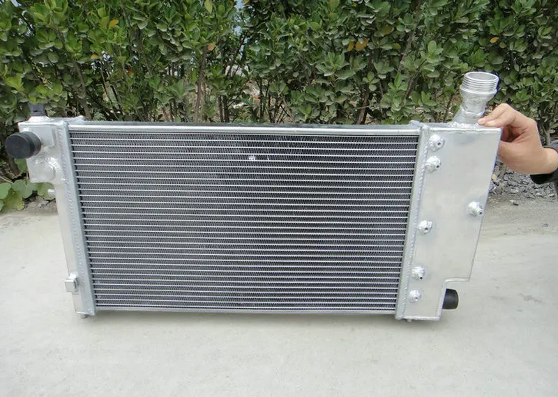 Aluminum Racing radiator +2*fan for PEUGEOT 106 GTI AND RALLYE CITROEN CITROEN SAXO VTR Manul