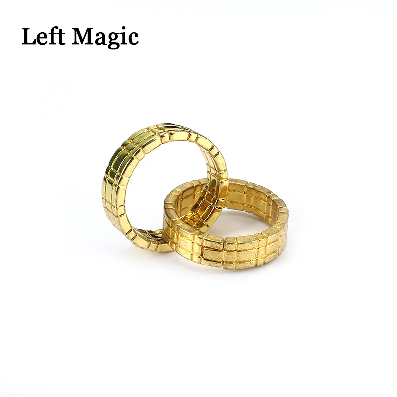 1set Himber Ring Gold  Black color can choose Magic Tricks Ring Close Up Magic Props