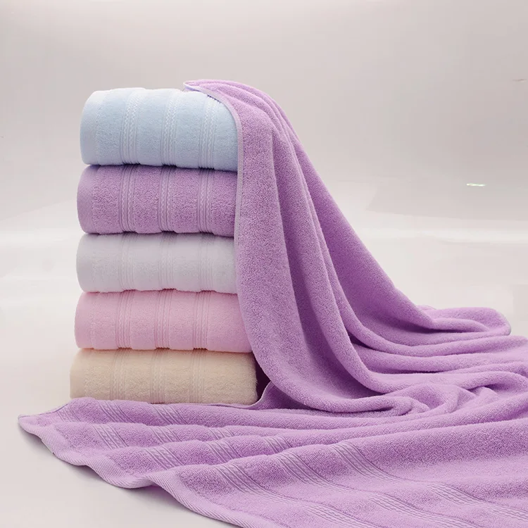 

The new bath towel 100% cotton big towel beach towels 70 *140cm for adults